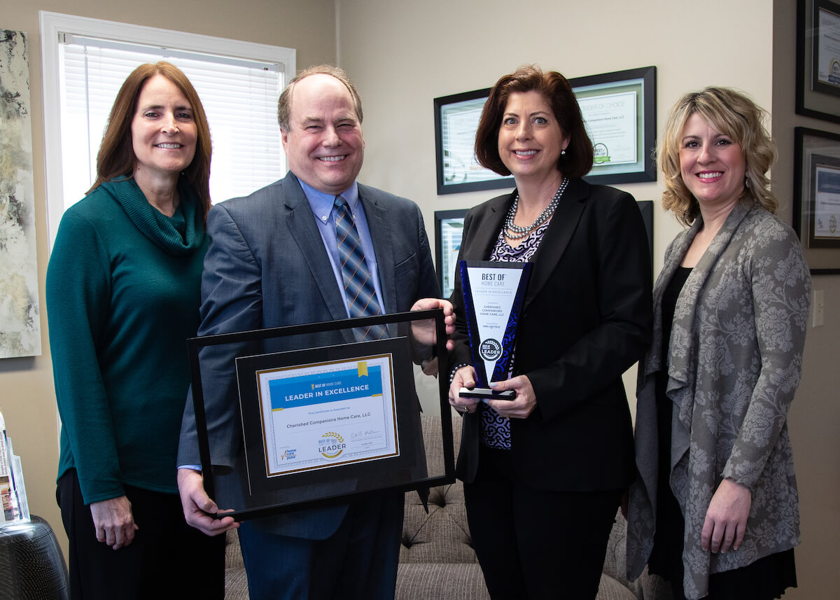 Cherished Companions Honored to Receive 2021 Best of Home Care – Leader in Excellence Award, Cherished Companions